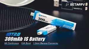BETAFPV Battery 300mAh 3.8v 1S Li-Hv